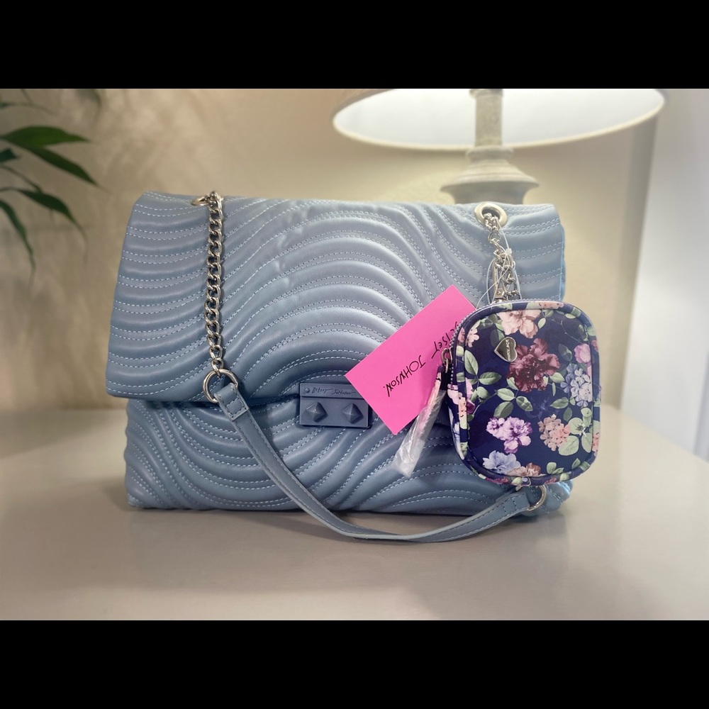 Betsy Johnson Quilted Shoulder Bag